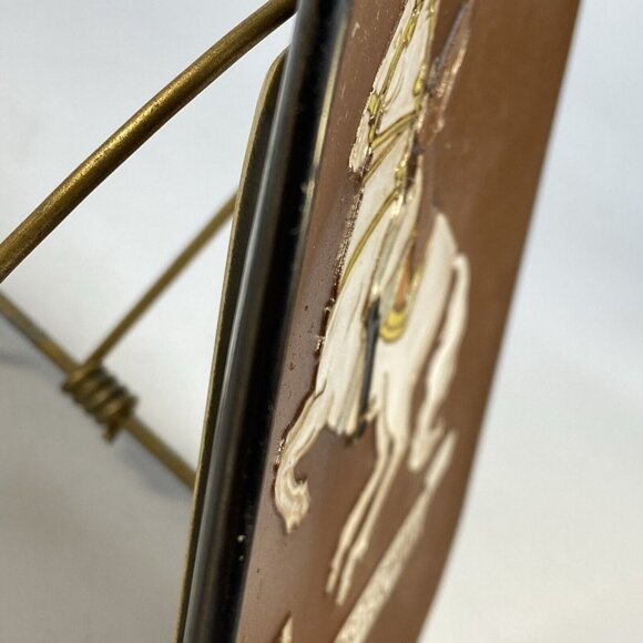 VTG Spanish Riding School Porcelain Plaque Lipizzan Horse Rider Levade Austria - Picture 10 of 15